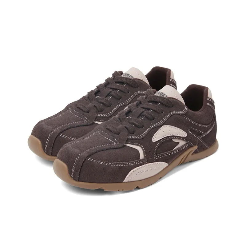 COMELY Casual Shoes Women's Low Top Coffee/Pink/Ecru/Black-5