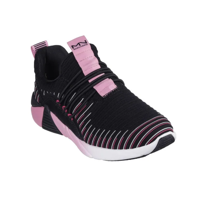 Skechers MARK NASON Anti-Slip Wear-Resistant Low-Top Casual Shoes Women's Black Pink-2