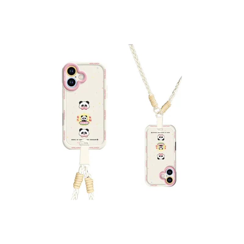 Sen Dog Silicone Material With Lanyard Backpack Style Phone Cases Compatible With Apple 16 Pro Max/Pro/Plus/15/14/13-6