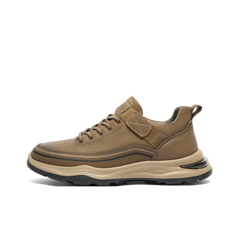 BELLE Work Boots Men's Black Khaki-0