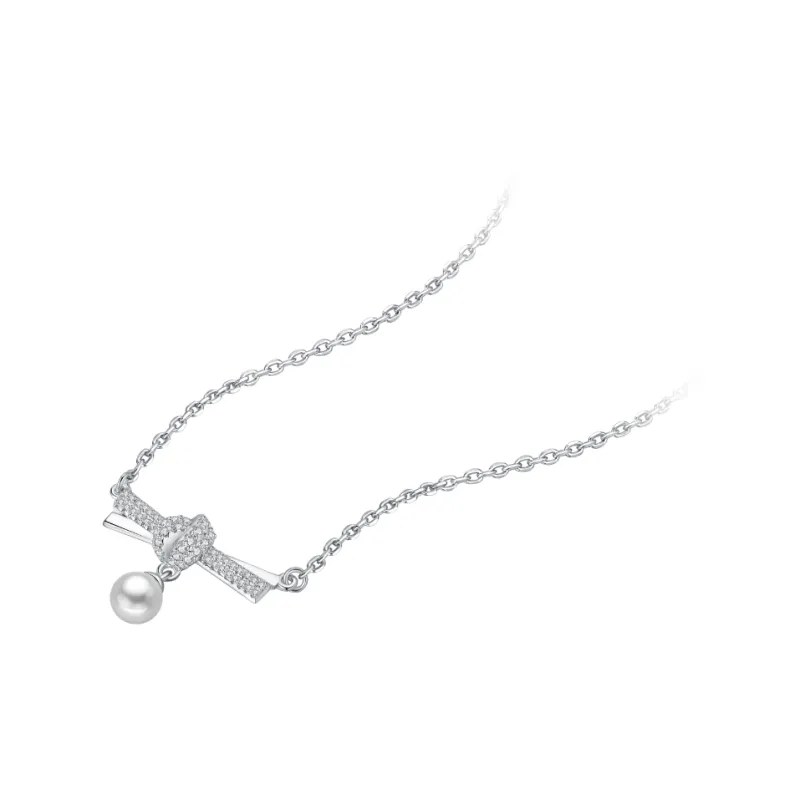 BABYBEI 925 Sterling Silver Shell Pearl Necklaces Women's-1