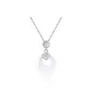 925 Sterling Silver-Ruyi Peaceful Buckle Necklace, Silver