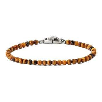 David Yurman Sterling Silver Spiritual Beads Bracelet 4mm