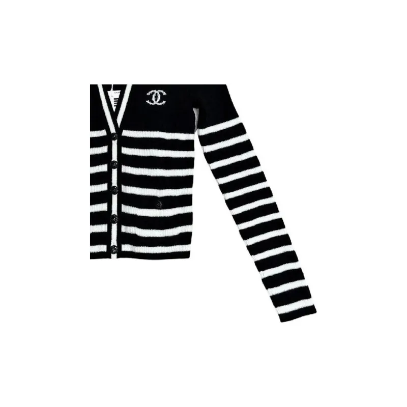 CHANEL 22 Fall And Winter Cashmere Sweater Women's Black-2