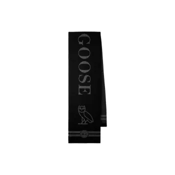 Canada Goose Milu Wool Knit Scarves Unisex Black