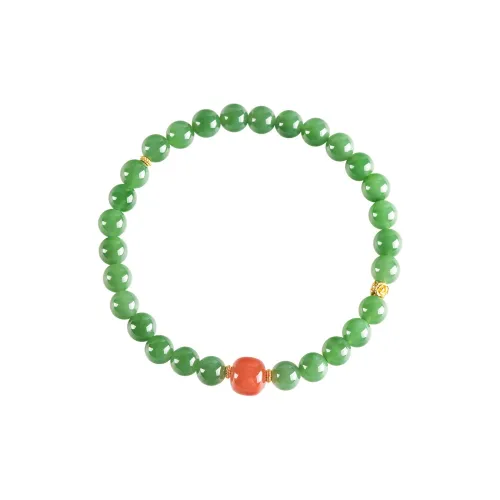 Noritake Obsidian Jade Bracelets Unisex