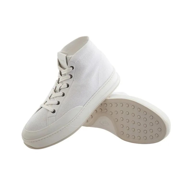 TOD'S High Top Skateboard Shoes Men's White-3