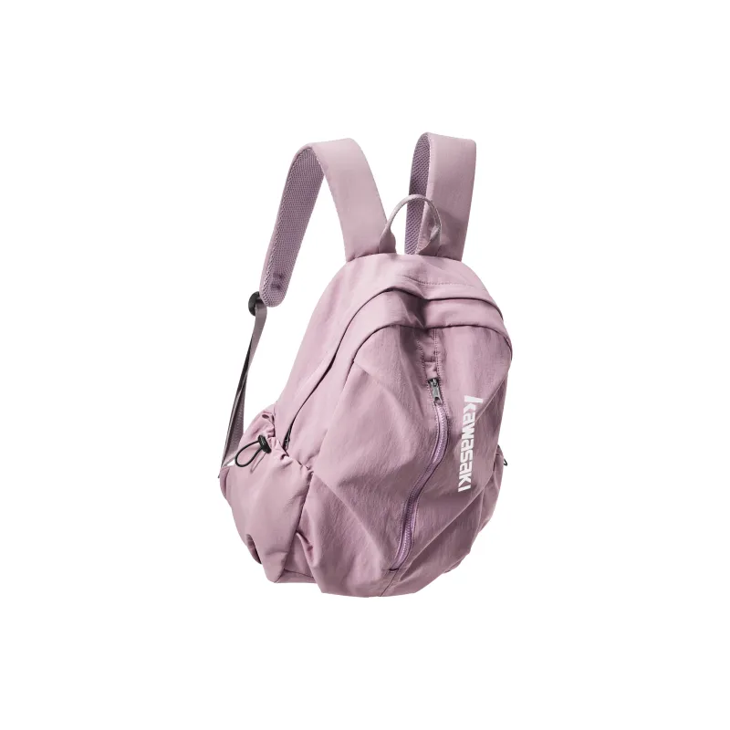 Kawasaki Fabric Backpack Laptop Backpack Unisex Black/Ecru/Khaki/Gray Green/Lotus Root Powders-24