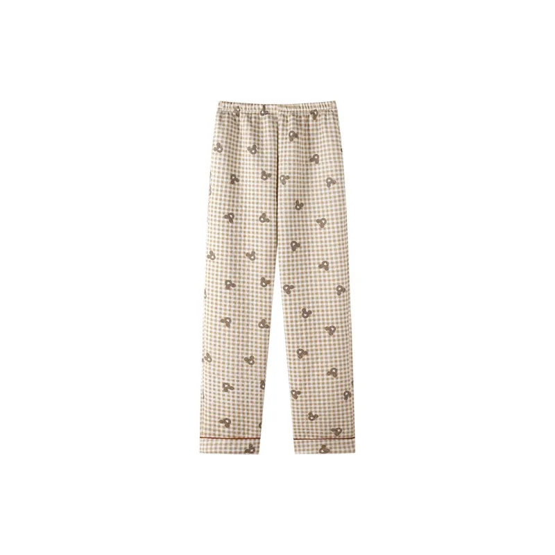 MIIOW Pajama Pants Women's Apricot-0