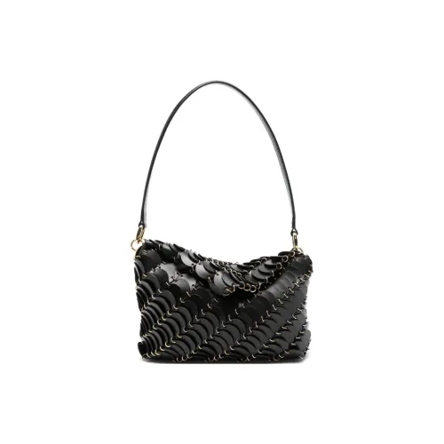 Paco Rabanne Calfskin Handbag Shoulder Bag Women's Black