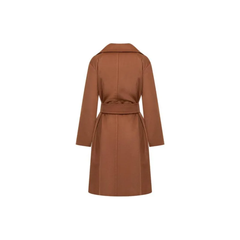 MaxMara Studio Belted Long Sleeved Coat-1