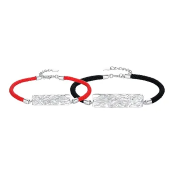 ZUOHUO S999 Fine Silver Bracelets Unisex