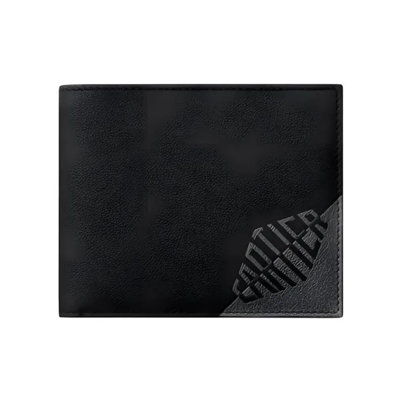 CARTIER Calfskin Wallet Unisex Black-0