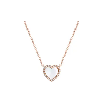 Heart To Heart 925 Sterling Silver Necklaces Women's
