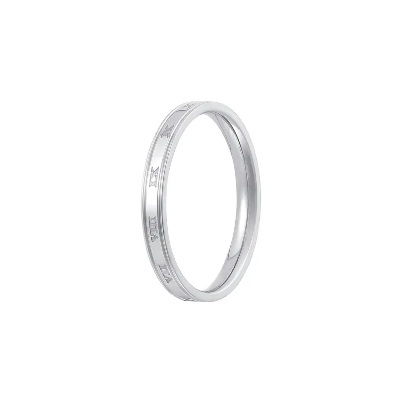 MISS XIA JWY Titanium Steel Rings Unisex-0