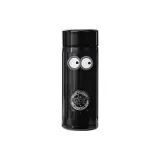 Matte Black+Eyes Silicone Sticker