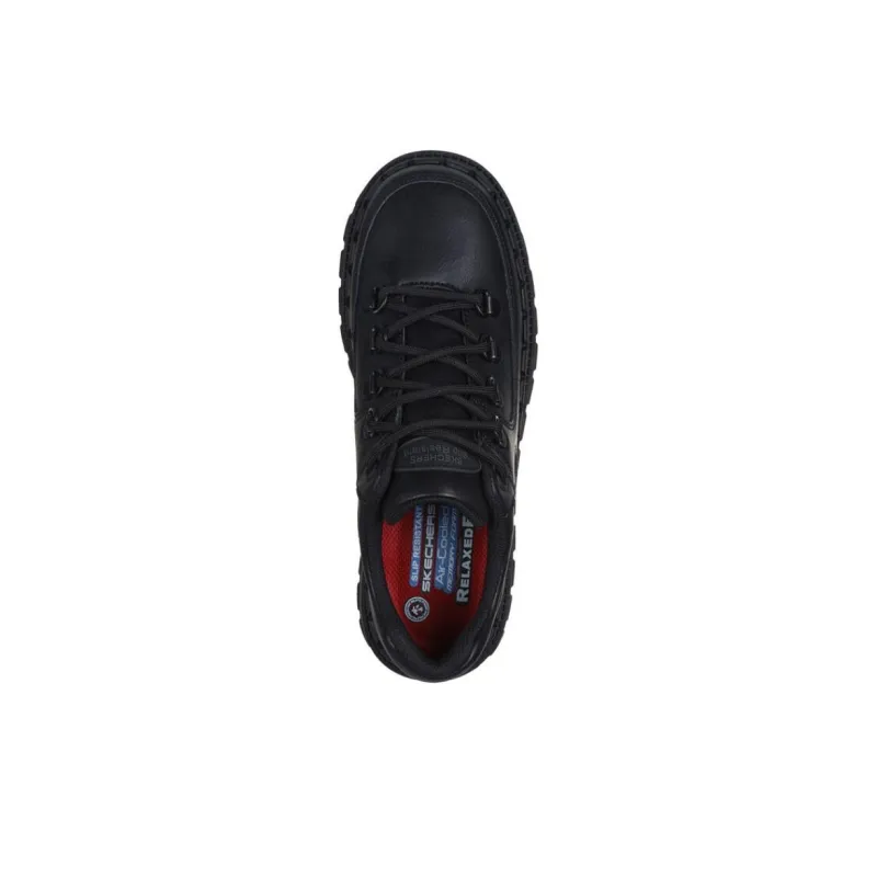 Skechers Work Anti Slip Wear Resistant Low Top Casual Shoes Women's Black-3