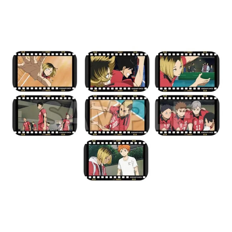 GuGuGuGu Haikyuu!! Characters Battle At The Dump A Square Tinplate Depicting The Scene. Badges-7
