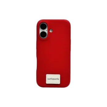 Sopi Leather Material Red Litchi Grain Phone Cases Compatible With IPhone 16/15 Pro Max/Apple 13/14 Pro Max/12