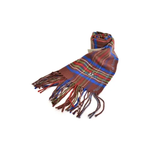Vivienne Westwood Wool Knit Scarves Men's Brown