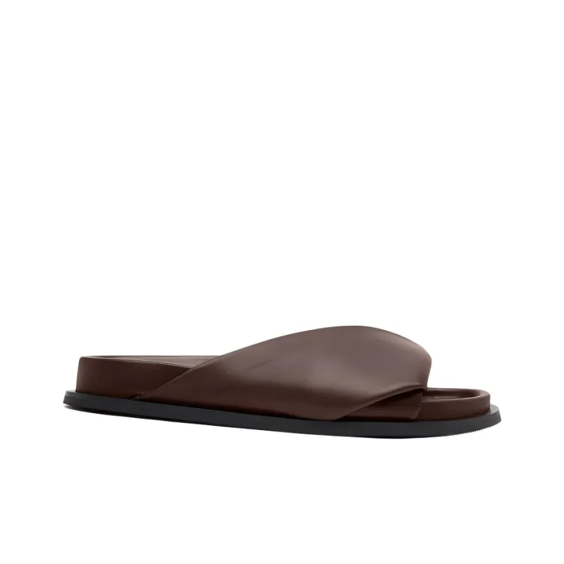 ST. AGNI Abrasion-Resistant Slide Slippers Women's Umber-1