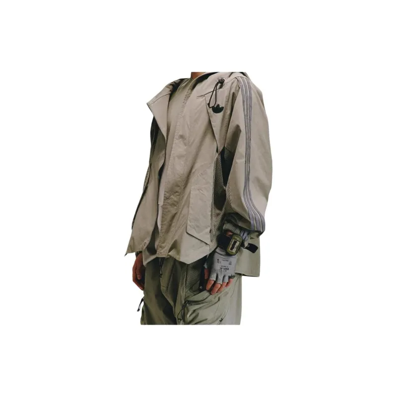 Hamcus X Adidas Originals Adidas Originals X HAMCUS Jackets Unisex Pebble Silver Gray-3