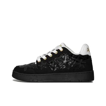 Aniparty x KAALIXTO Anti Slip Wear Resistant Low Top Skateboard Shoes Unisex Black