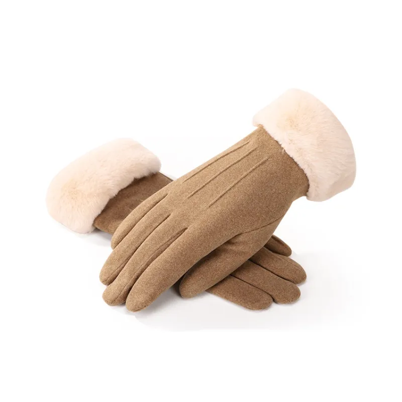Shizhu Polyester Knit Gloves Women's-4