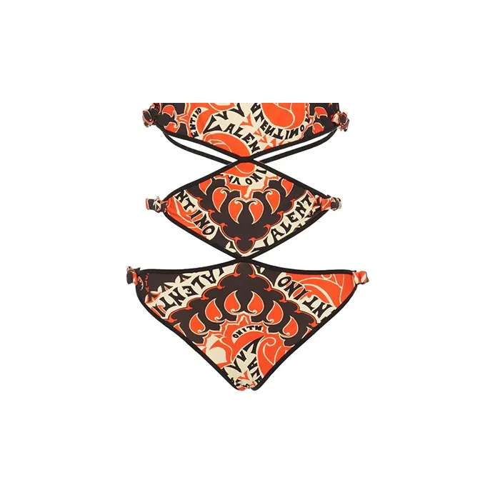 Valentino SS23 One piece Swimsuit Women's Multicolor-4