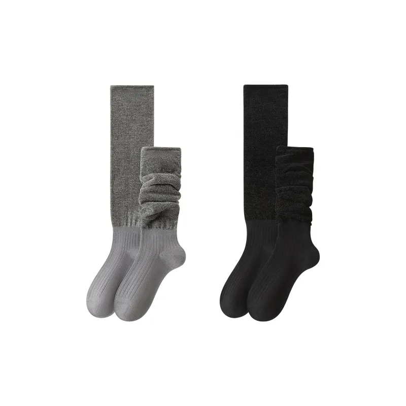 XXLLG Knee High Socks Women's 2 Pack-8
