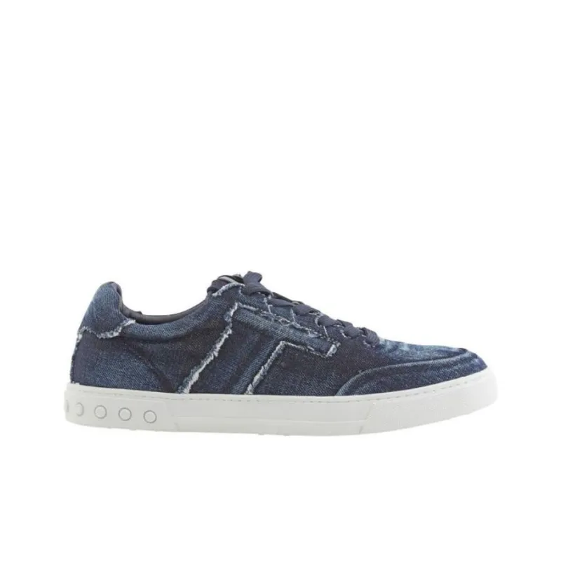 TOD'S Low-Top Skateboard Shoes Men's Blue-1
