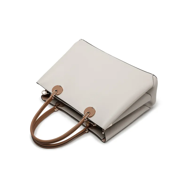 FAIRWHALE Cow Leather Crossbody One Shoulder Handbags Regular Women's White/Indigo/Dusty Pink/Black-5