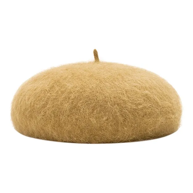 Fancet Studios Rabbit Fur Berets Women's-1