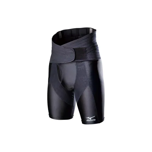 Mizuno Back Support Braces Golf Protective Black Nylon Elastane Men's