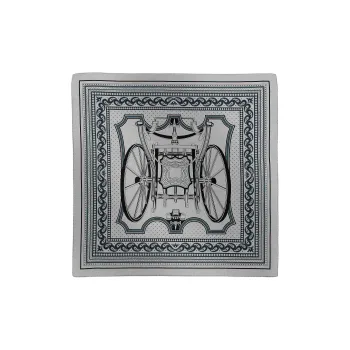 HERMES Cashmere, Mulberry Silk Shawls Unisex Gray