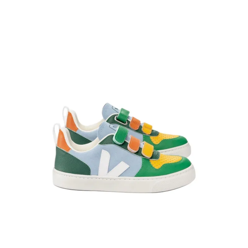 VEJA V-10 Low-Top Kids' Skateboarding Shoes Green Kids'-3