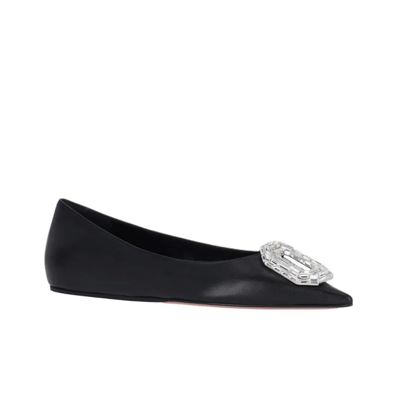 AMINA MUADDI Camelia Casual Single Shoes Women's Black-2