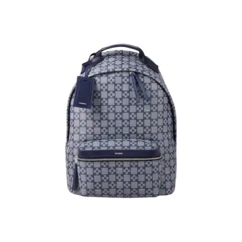 Sandro Artificial Leather Backpack Large Size Men's Blue