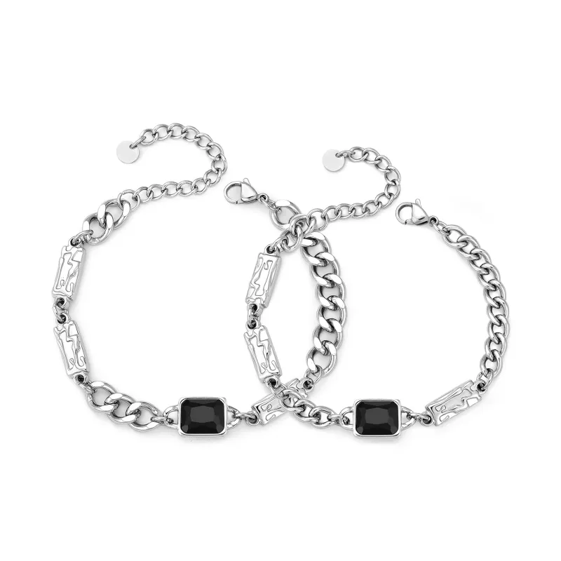 V.WI Titanium Steel Bracelets Unisex-3