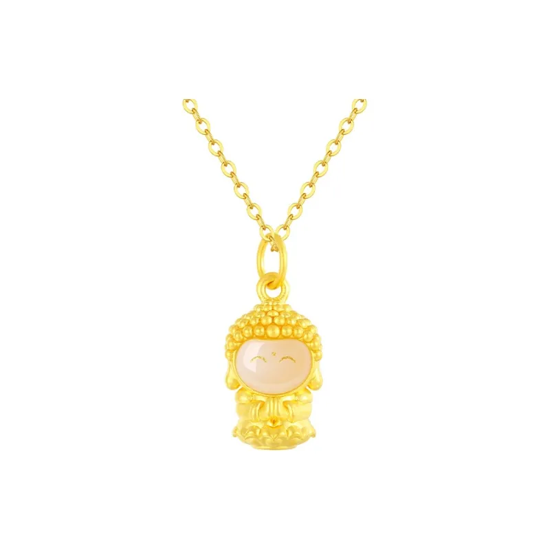 ALLOVE Hetian Jade Necklaces White Jade/Pale Greenish White Jade Unisex-0