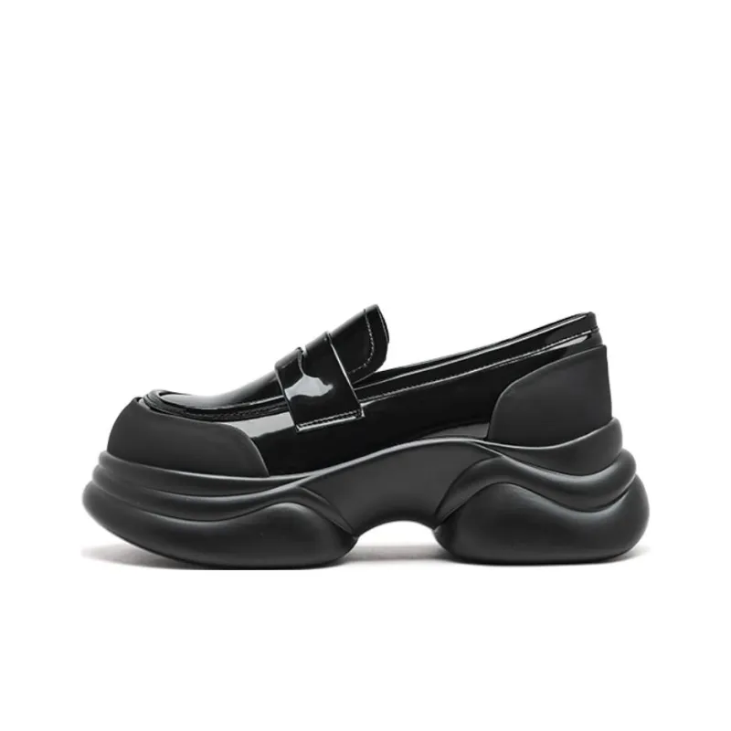 AGSDON Loafers Women's Black/Beige-0