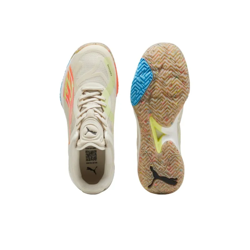 PUMA Accelerate Anti Slip Wear Resistant Low Top Training Shoes Unisex Beige-3