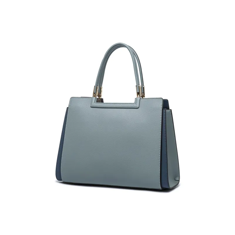 FAIRWHALE Cow Leather Tote One Shoulder Handbag Women's Multicolor-13