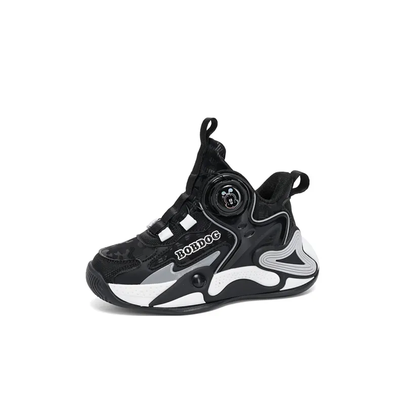 BOBDOG Slip Resistant Anti Kick Lightweight Cushioning Children's Basketball Shoes Kids'-4