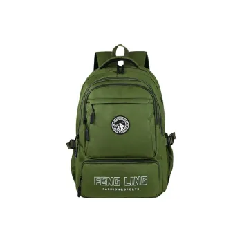LUVISTRUE Nylon Backpack And Laptop Bag Unisex Black/Khaki/Army Green/Deep Blue