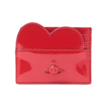 Vivienne Westwood Leather Card Holder Women's Red