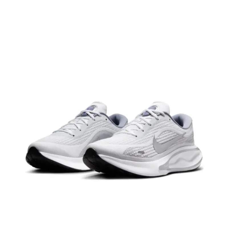 Nike Journey Run White Black Ashen Slate Metallic Silver-2