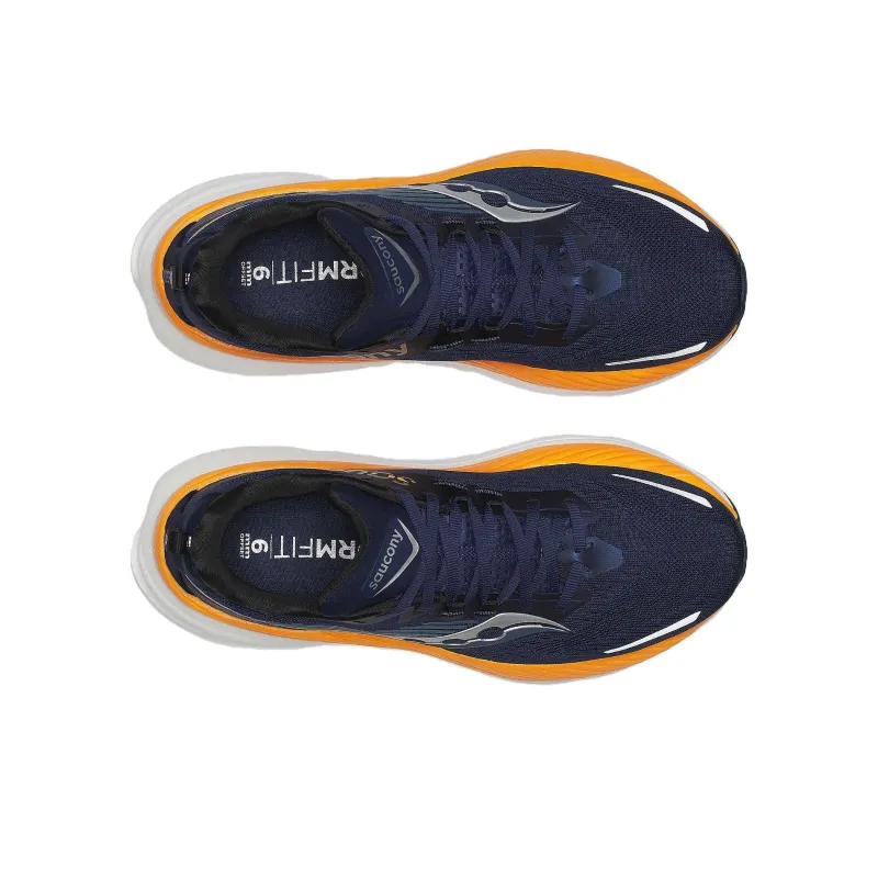 Saucony Shock Absorbers With Slip Resistant Features Low Top Running Shoes Men's Blue-2
