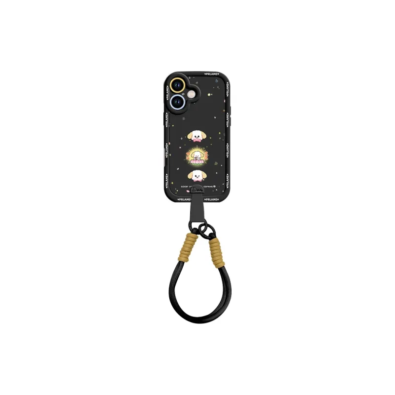 Sen Dog Silicone Material With Lanyard Backpack Style Phone Cases Compatible With Apple 16 Pro Max/Pro/Plus/15/14/13-16