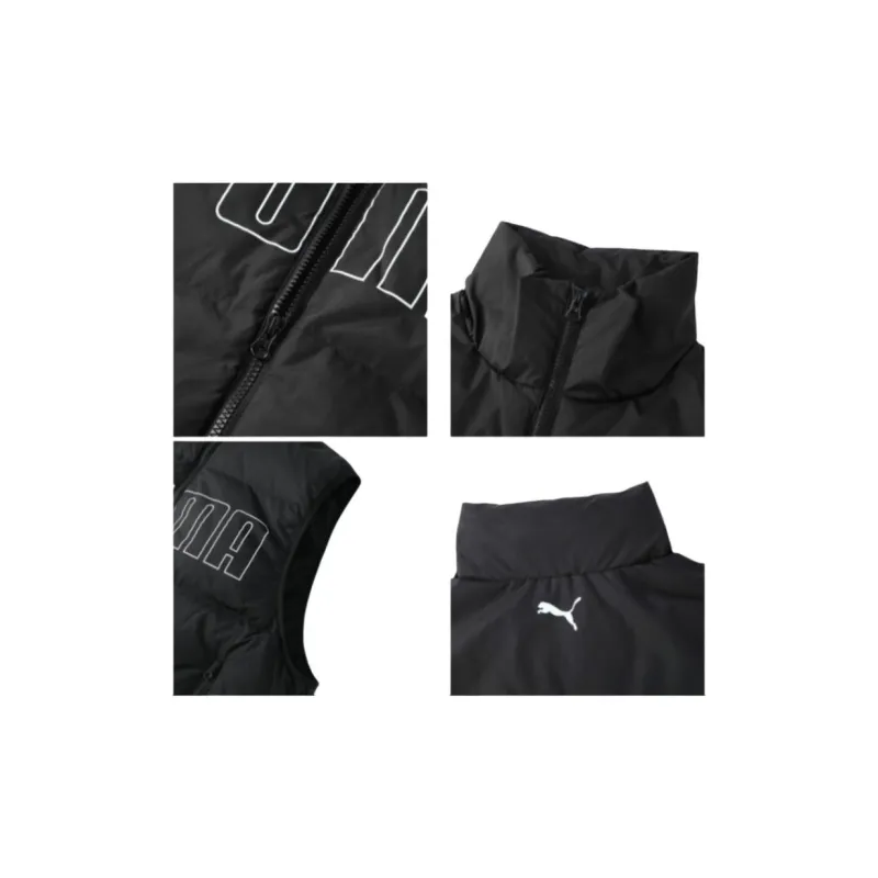 PUMA PUFFER DOWN Vest Unisex Black-4